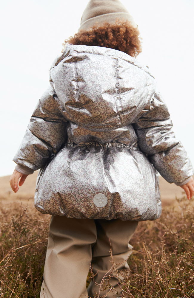 Puffer Jacket Eli - Silver Flower Meadow / st.98-140