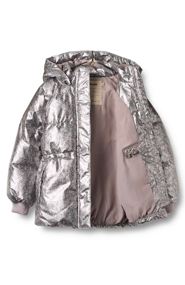 Puffer Jacket Eli - Silver Flower Meadow / st.98-140