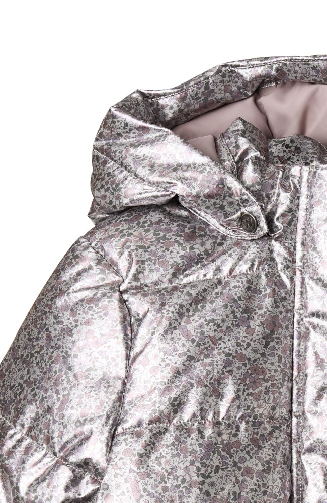 Puffer Jacket Eli - Silver Flower Meadow / st.98-140