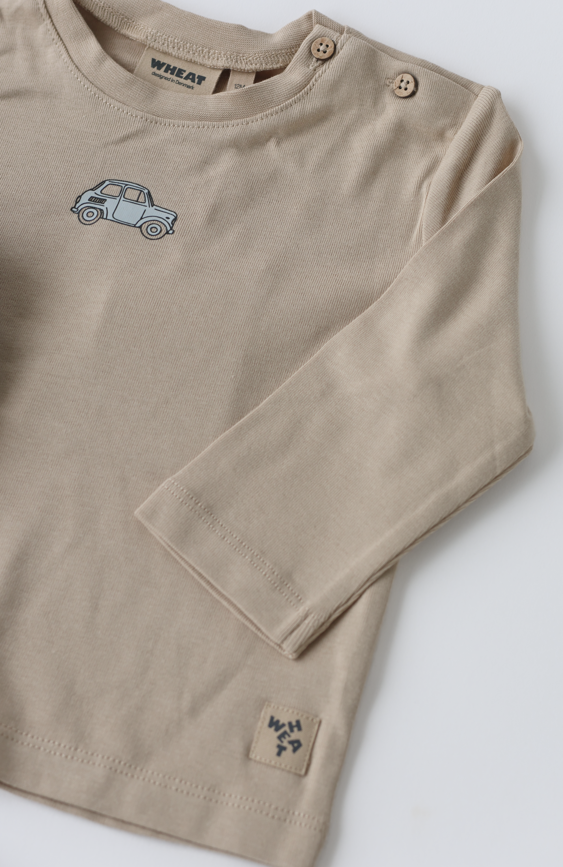 T-shirt L/S Ray - Warm Sand