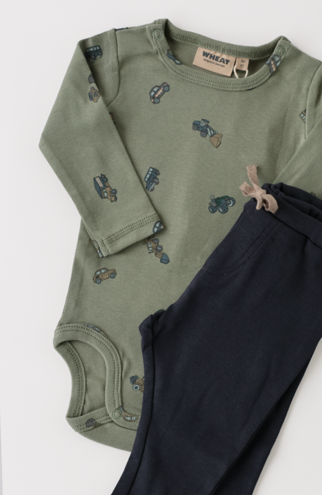 Body L/S Freddie - Dusty Green Cars st.56-92