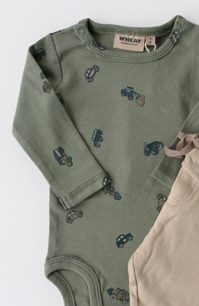 Body L/S Freddie - Dusty Green Cars st.56-92