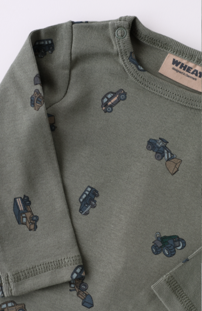 Body L/S Freddie - Dusty Green Cars st.56-92