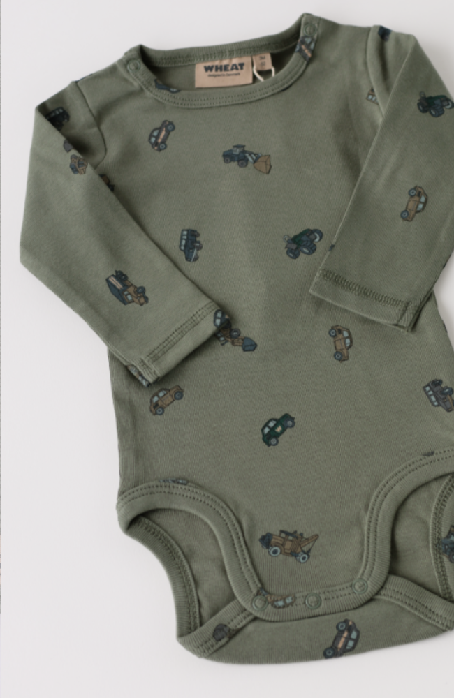 Body L/S Freddie - Dusty Green Cars st.56-92