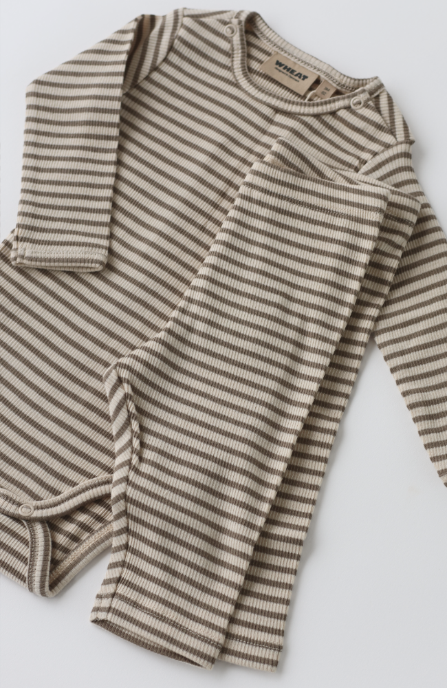 Jersey Pants Silas - Stone Stripe