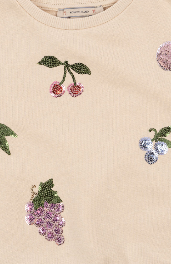 Lou Sequin Sweat Shirt - Brazillian Sand