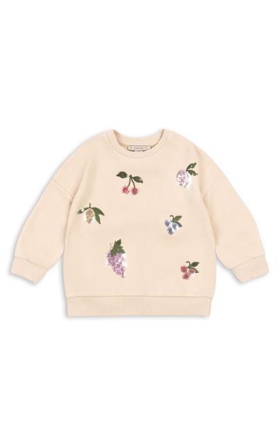 Lou Sequin Sweat Shirt - Brazillian Sand