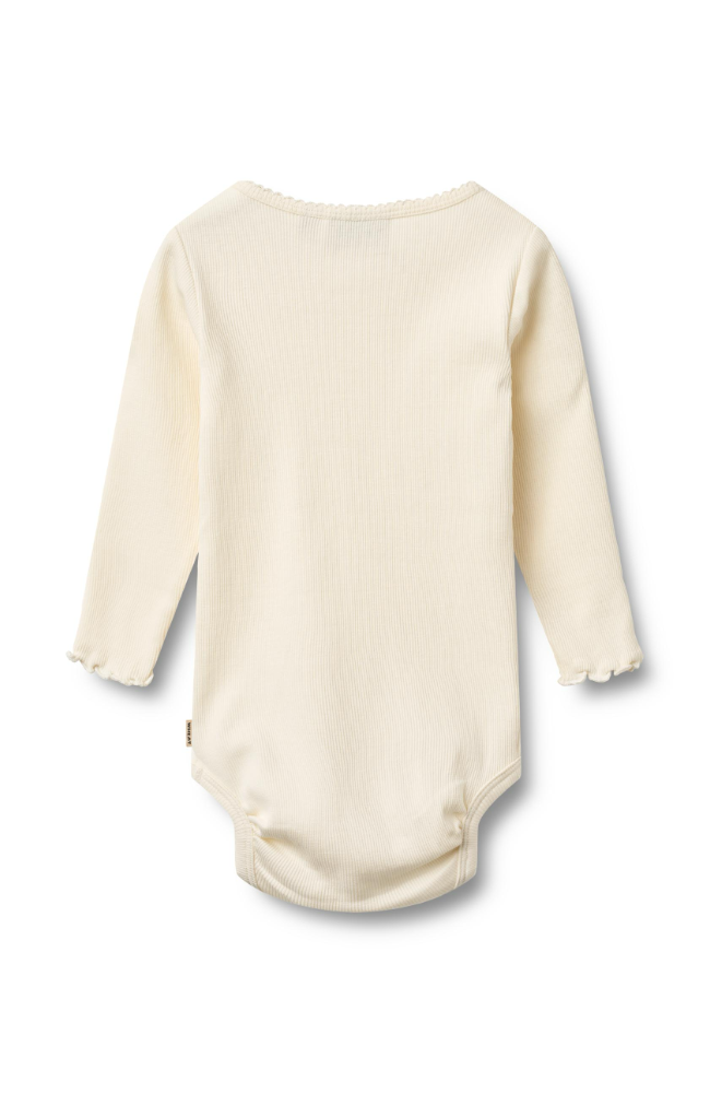 Rib Body L/S Regitze - Ivory