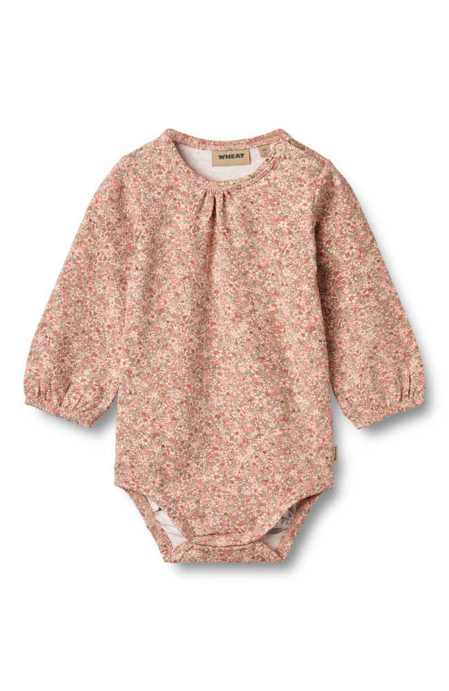 Body L/S Elmine - Rose Dust Flower Meadow