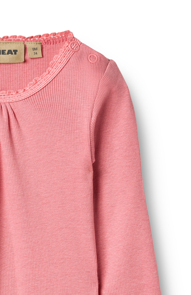 Rib Body L/S Lotta - Soft Pink