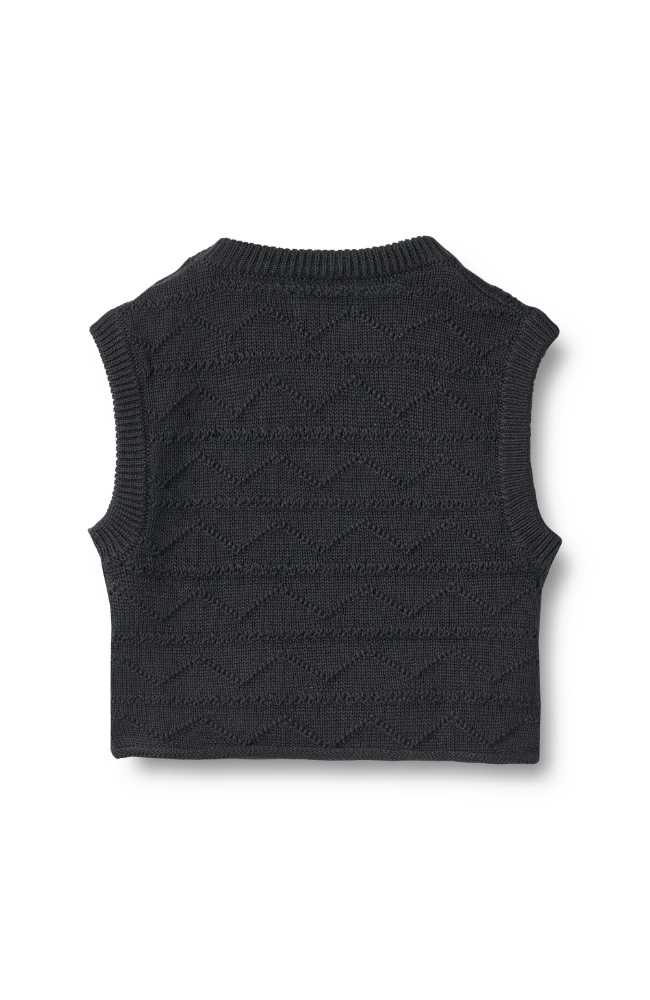 Knit Vest Bobby - Navy st.80-92