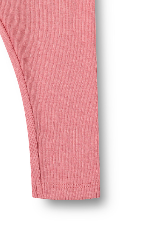 Rib Baby Leggings Maddy - Soft Pink st.56-92