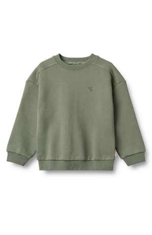 Sweatshirt L/S Willi - Dusty Green st.98-140