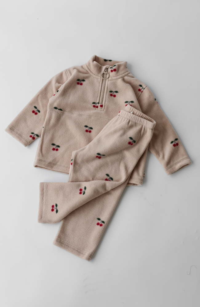 Tavi Fleece Pants - Cherry