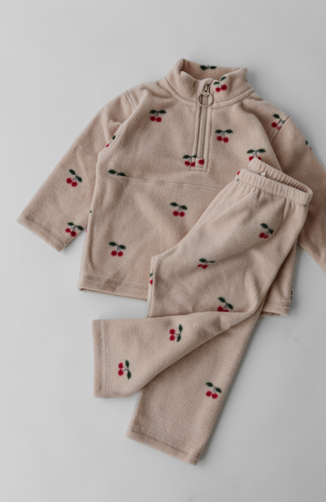 Tavi Fleece Pants - Cherry