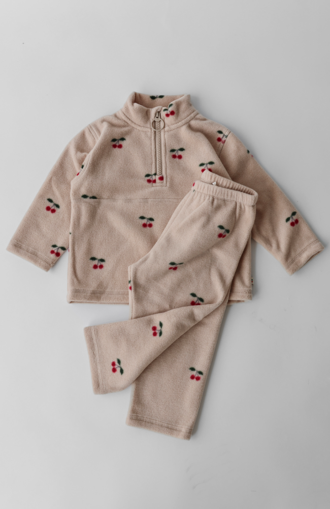 Tavi Fleece Pants - Cherry