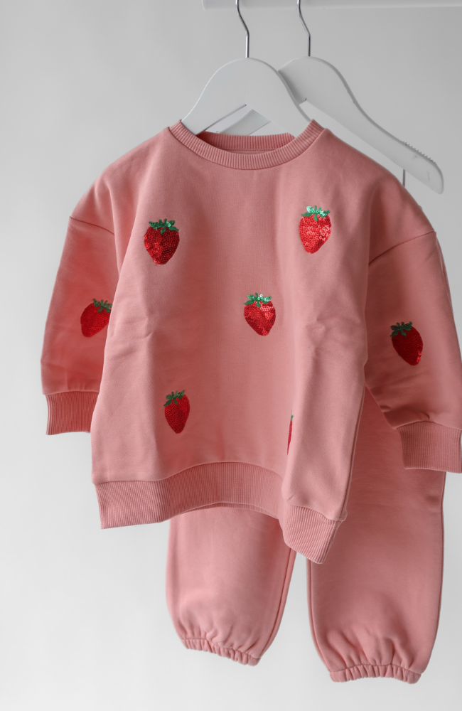 Lou Sweat Pants - Mellow Rose