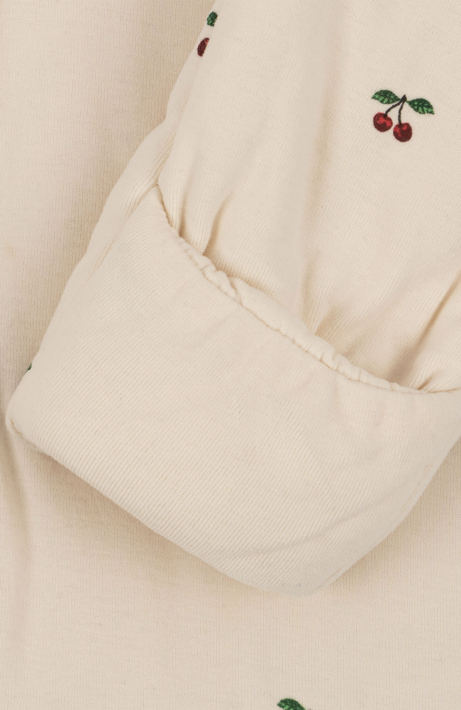 Newborn Padded Onesie w/hood - Cherry