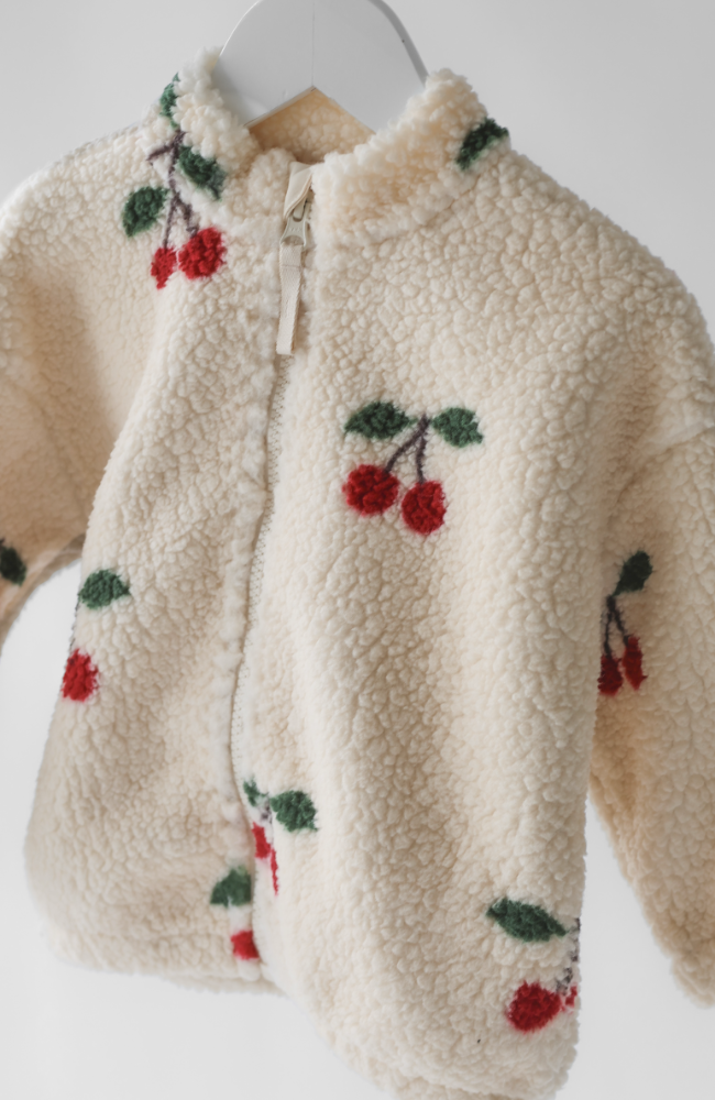 Jordy Teddy Jacket - Ma Grande Cerise