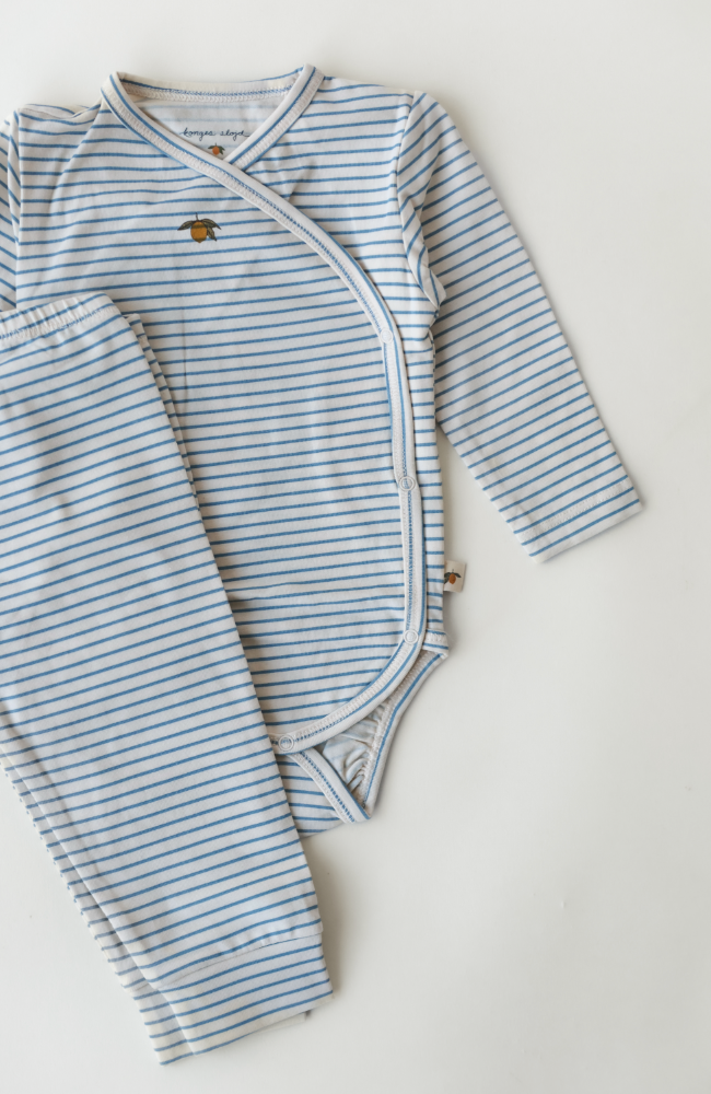 Basic Pant - Stripe Bluie