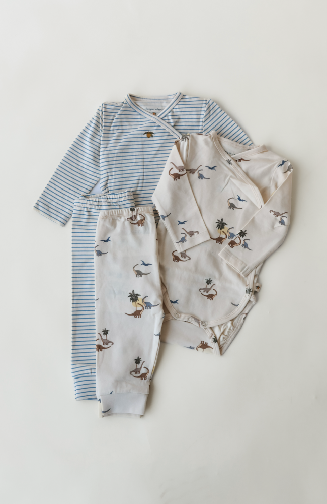 Newborn Body - Stripe Bluie