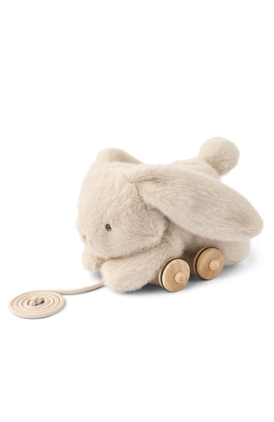 Pera Rabbit Pull Along Toy - Mist