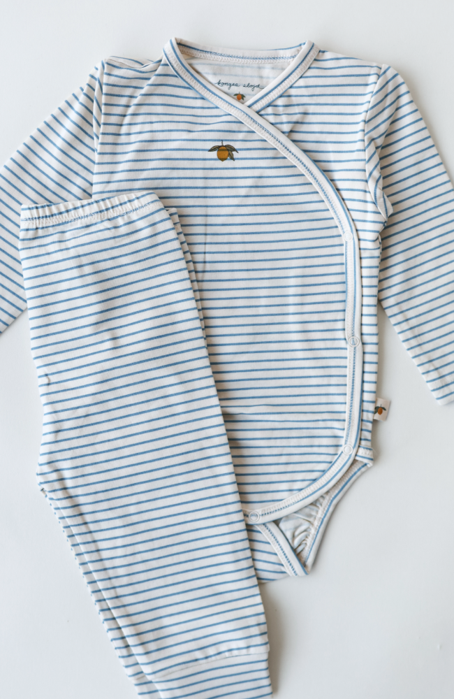 Newborn Body - Stripe Bluie