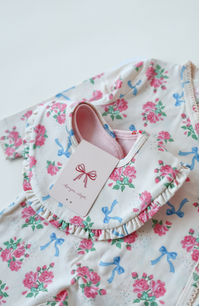 2 Pack Bib Frill - Bella Rosita/Rosa Pink