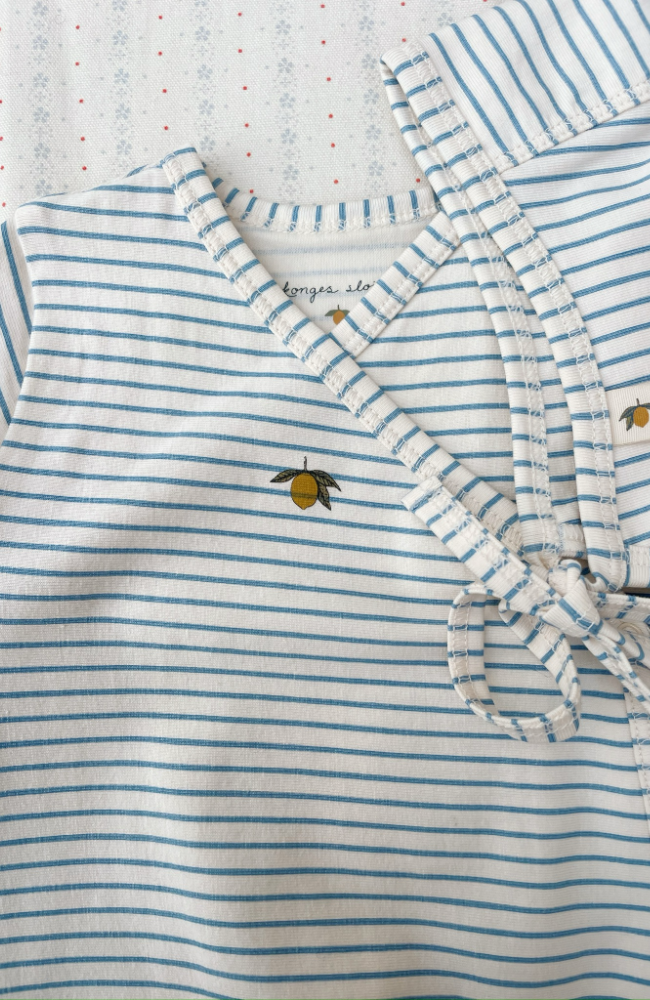 Newborn Body - Stripe Bluie