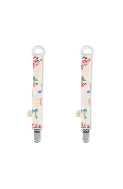 2 Pack Pacifier Holder - Bella Rosita