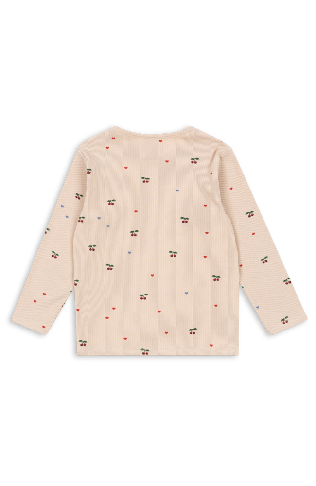 Ella LS Tee - Cherry Coeur Blush