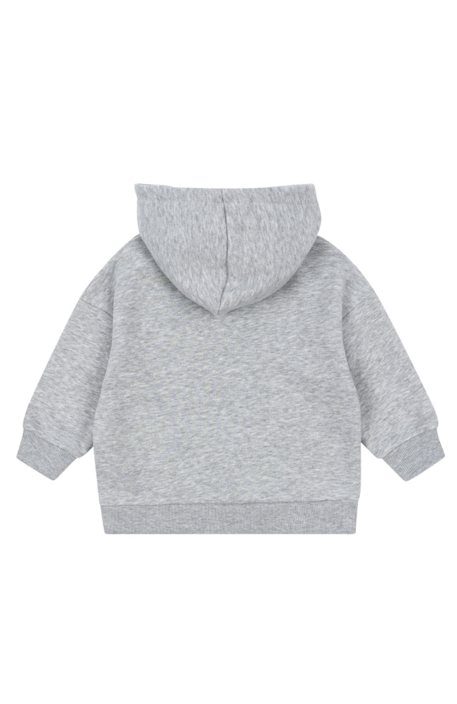 Lou Hood Sweat Shirt - Grey Melange