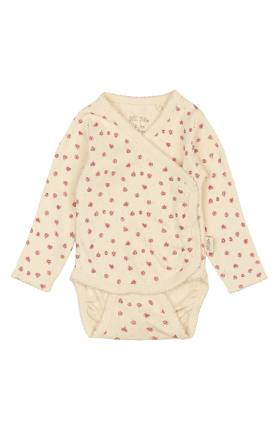 Body L/S Fold Pointel NB - Autumn Anemone AOP