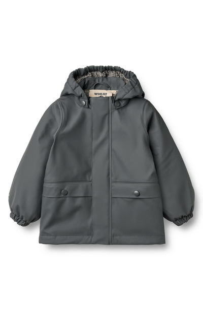 Thermo Rain Coat Aju - Greyblue / st. 98-128