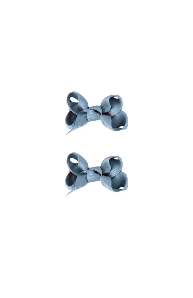 Small Bows 2pk - Baby Blue