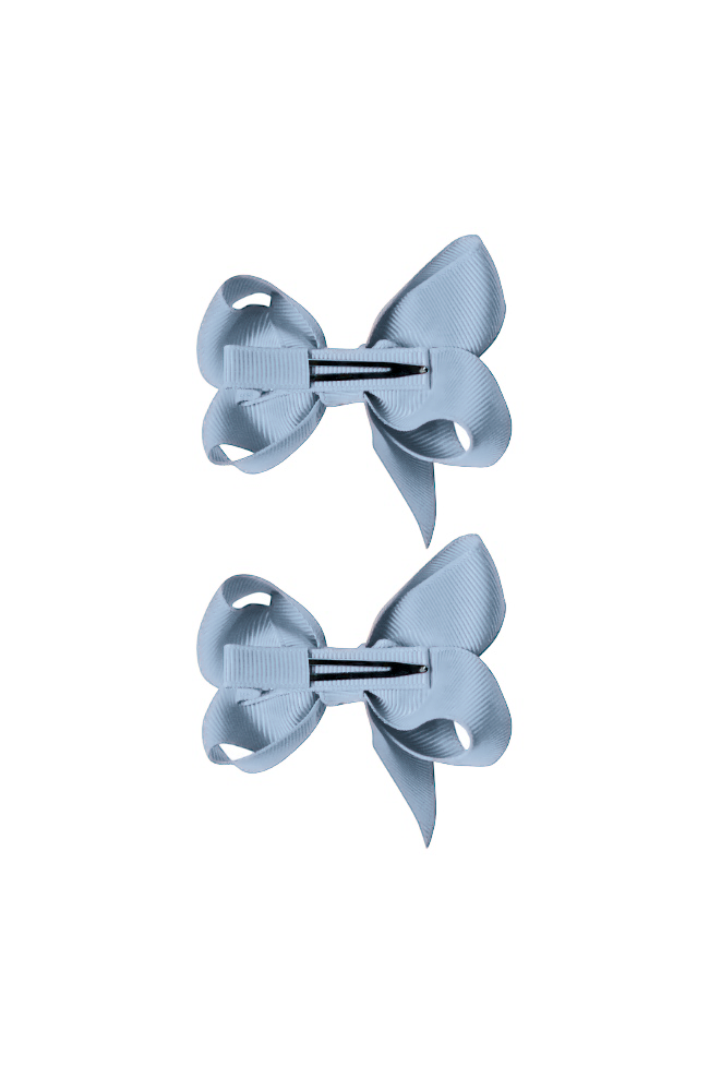 Medium Bows 2pk - Baby Blue