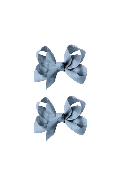 Medium Bows 2pk - Baby Blue