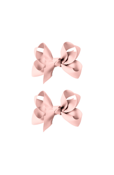 Medium Bows 2pk - Baby Pink