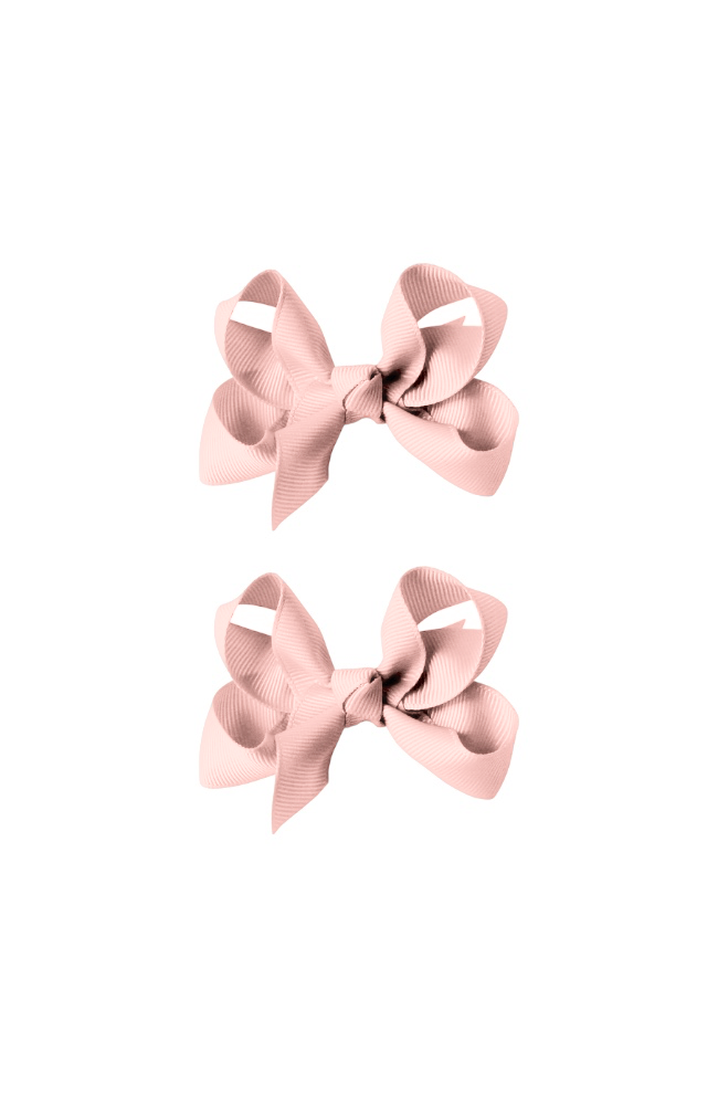 Medium Bows 2pk - Baby Pink