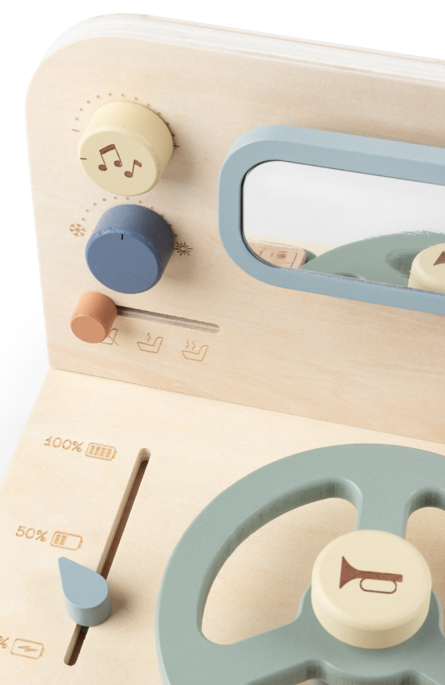 Wooden Activity Panel - Car