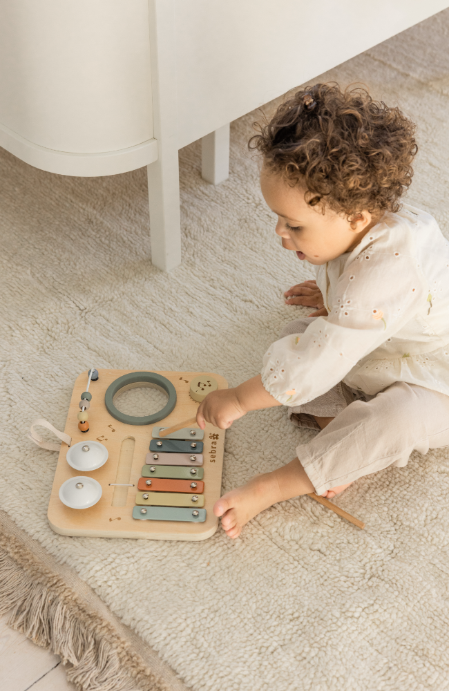Wooden Activity Panel - Music