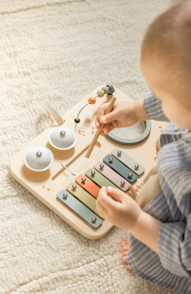 Wooden Activity Panel - Music