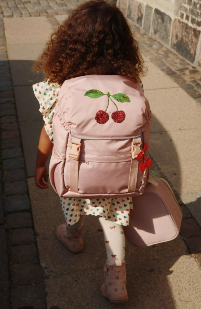 Clover Schoolbag - Mahogany Rose