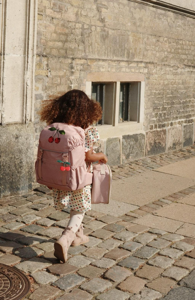 Clover Schoolbag - Mahogany Rose