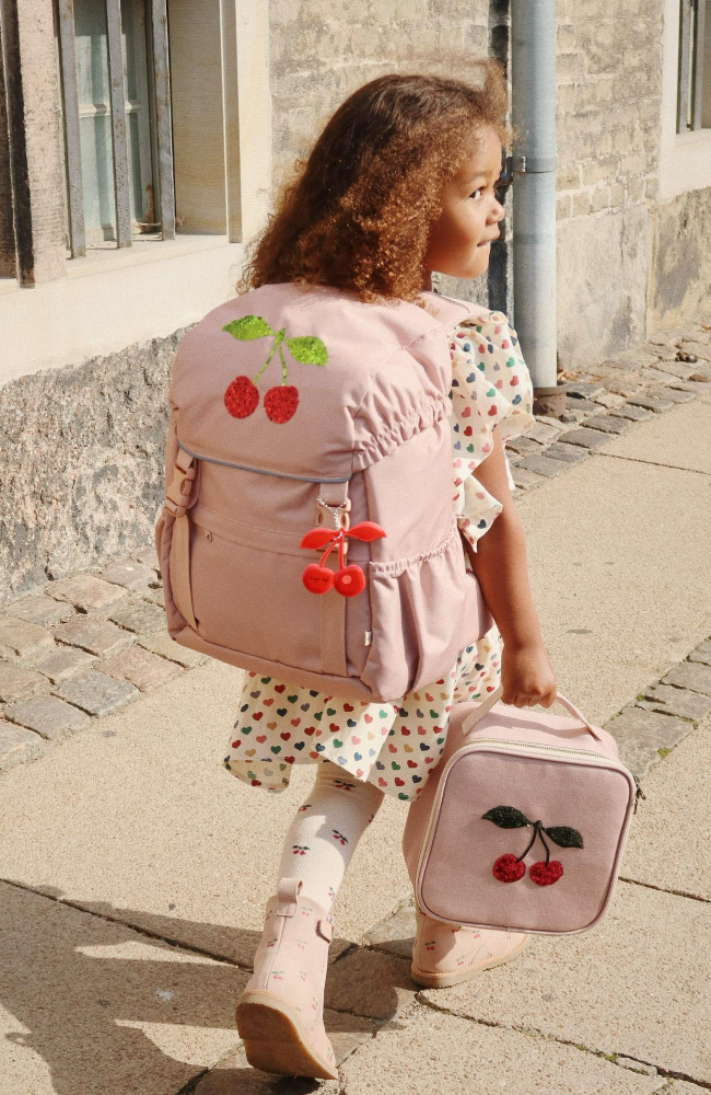 Clover Schoolbag - Mahogany Rose