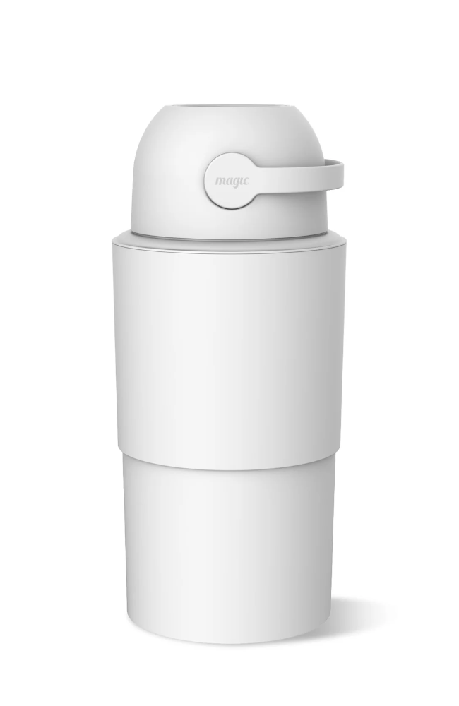 Magic Diaper Pail Heka Large - White