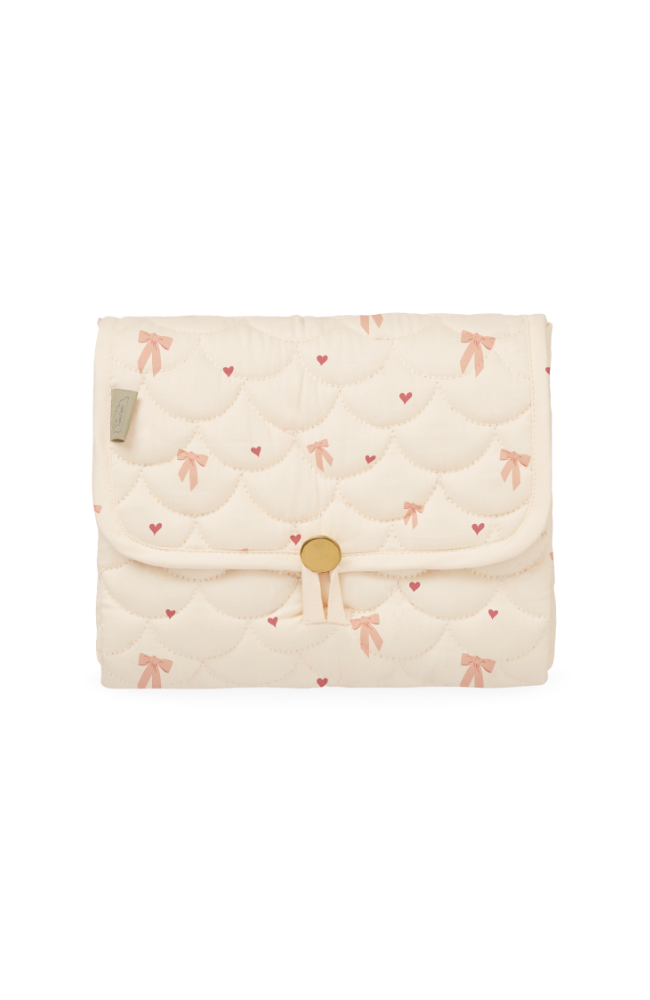 Changing Mat Quilted - Bows
