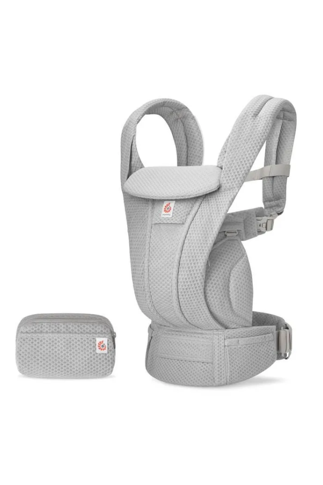 Burðarpoki Omni Deluxe Mesh - Pearl Grey