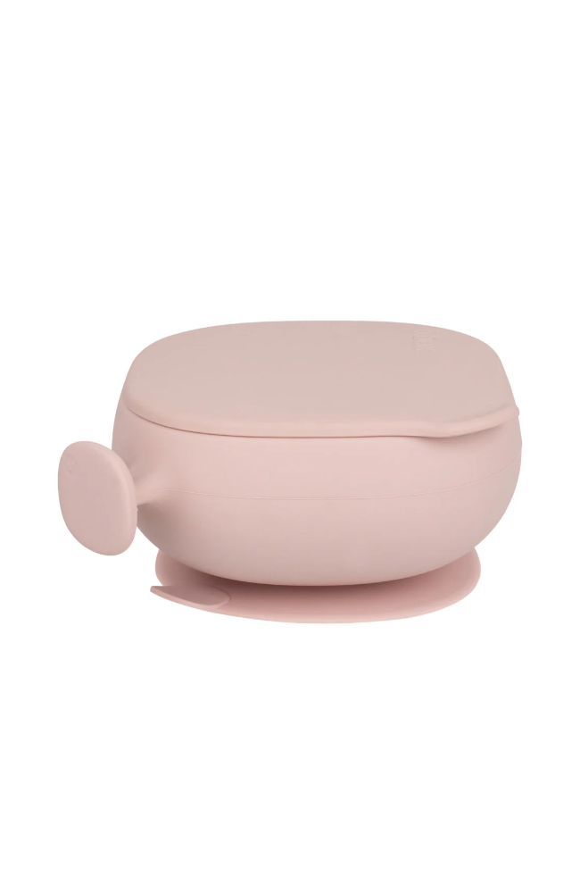 Silicone Bowl With Lid - Blush