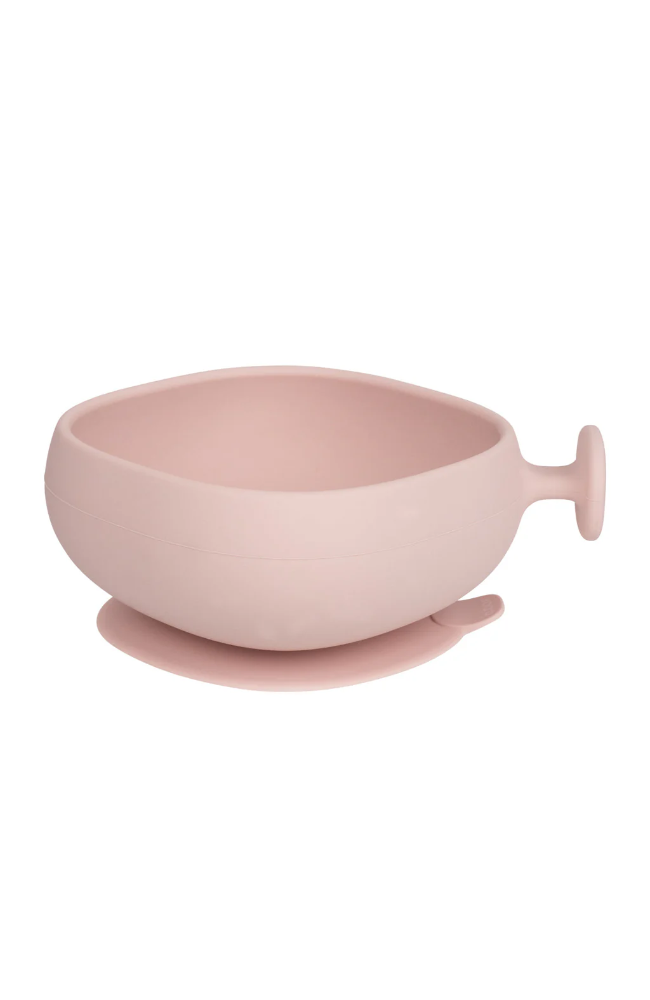 Silicone Bowl With Lid - Blush
